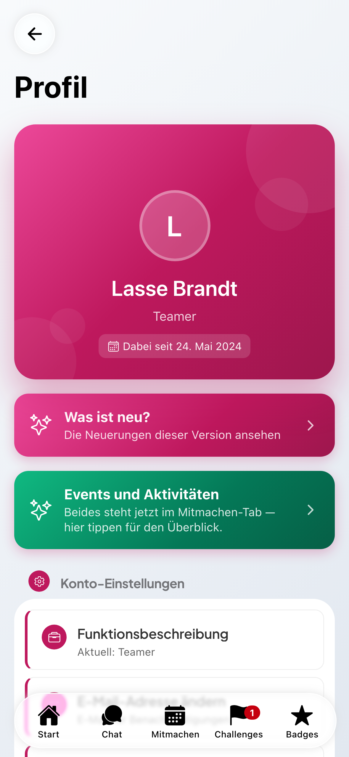 Das Profil einer Teamer:in.
